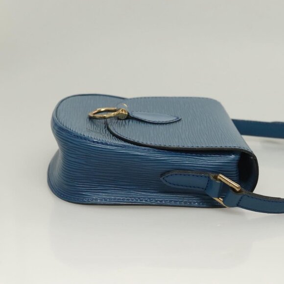 LOUIS VUITTON Epi Saint Cloud PM Shoulder Bag Blue - Picture 4 of 16